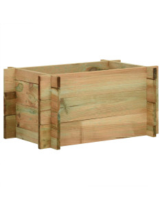 Letto Vegetale Rialzato per Giardino Verde 80 x 80 x 32 cm