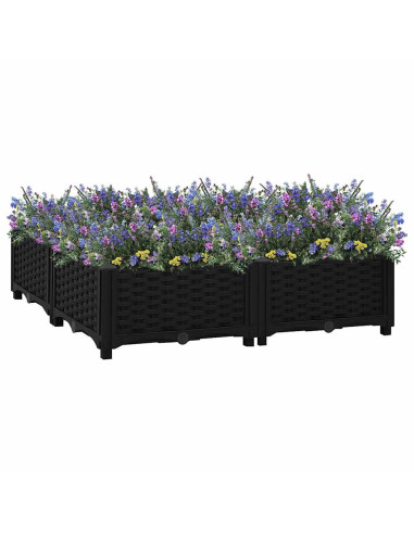 Fioriera Rialzata 80x80x23 cm in Polipropilene
