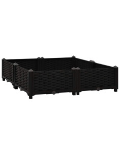 Fioriera Rialzata 80x80x23 cm in Polipropilene 2
