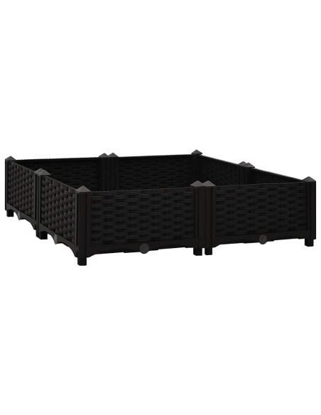 Fioriera Rialzata 80x80x23 cm in Polipropilene