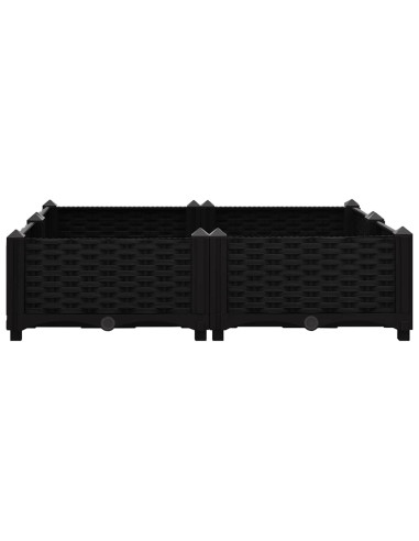 Fioriera Rialzata 80x80x23 cm in Polipropilene