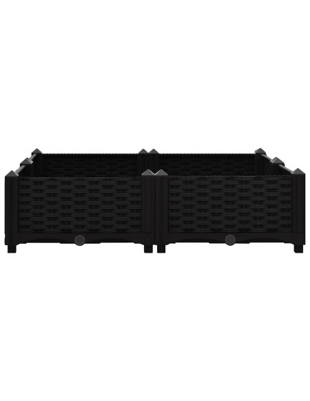 Fioriera Rialzata 80x80x23 cm in Polipropilene