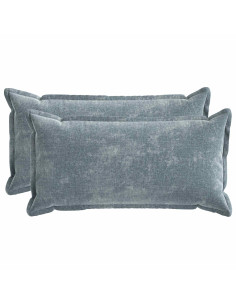 Federa 2 pcs HOUTEN Azzurro 40 x 80 cm Tessuto Chenille