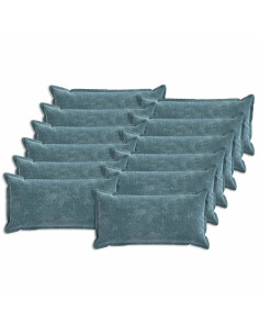 Federa 12 pcs HOUTEN Blu 40 x 80 cm Tessuto Chenille