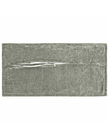 Federa 2 pcs HOUTEN Verde 40 x 80 cm Tessuto Chenille