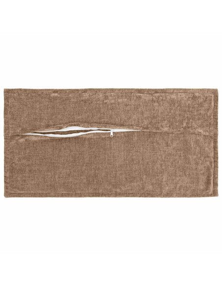 Federa 2 pcs HOUTEN Marrone 40 x 80 cm Tessuto Chenille
