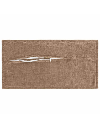 Federa 6 pcs HOUTEN Marrone 40 x 80 cm Tessuto Chenille