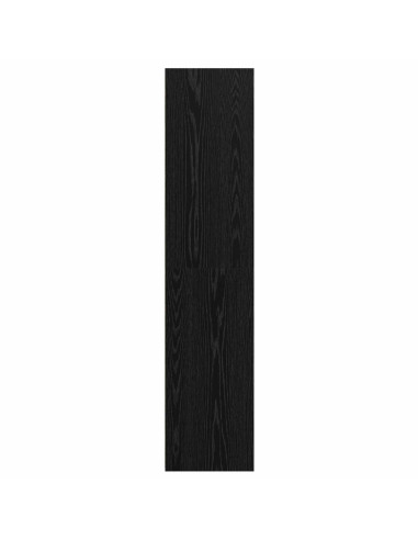 Credenza Rovere Nero 30 x 41 x 185 cm Legno ingegnerizzato