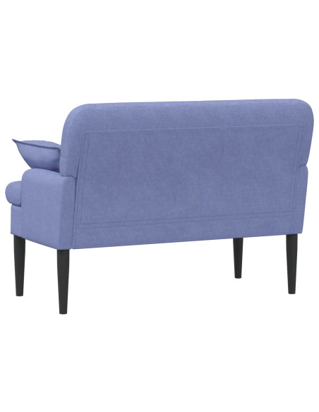 Loveseat con bottoni imbottiti Blu jeans 111 x 68 x 80 cm
