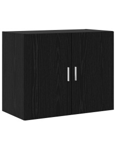 Armadietto a muro Rovere Nero 80 x 42,5 x 64 cm