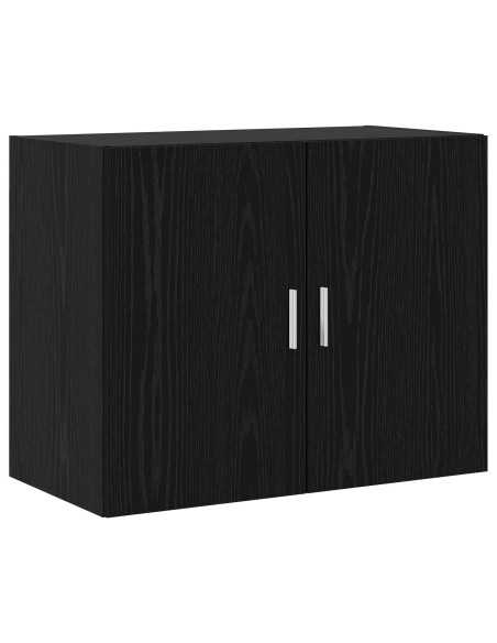 Armadietto a muro Rovere Nero 80 x 42,5 x 64 cm