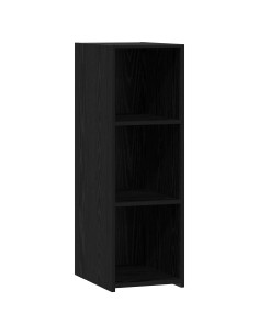 Credenza Rovere Nero 30 x 41 x 93 cm Legno ingegnerizzato
