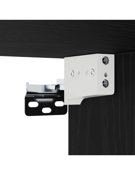 Armadietto a muro Rovere Nero 45 x 42,5 x 40 cm