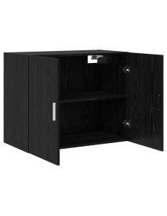 Armadietto a muro Rovere Nero 80 x 42,5 x 64 cm 2