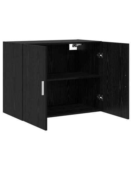 Armadietto a muro Rovere Nero 80 x 42,5 x 64 cm