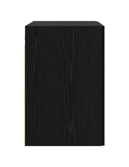 Armadietto a muro Rovere Nero 80 x 42,5 x 64 cm