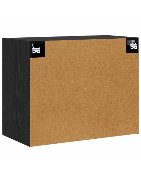 Armadietto a muro Rovere Nero 80 x 42,5 x 64 cm