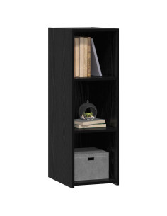 Credenza Rovere Nero 30 x 41 x 93 cm Legno ingegnerizzato 2