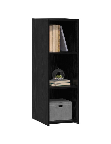 Credenza Rovere Nero 30 x 41 x 93 cm Legno ingegnerizzato