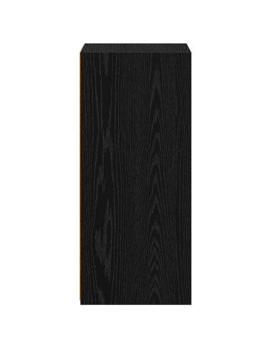 Credenza Rovere Nero 30 x 41 x 93 cm Legno ingegnerizzato