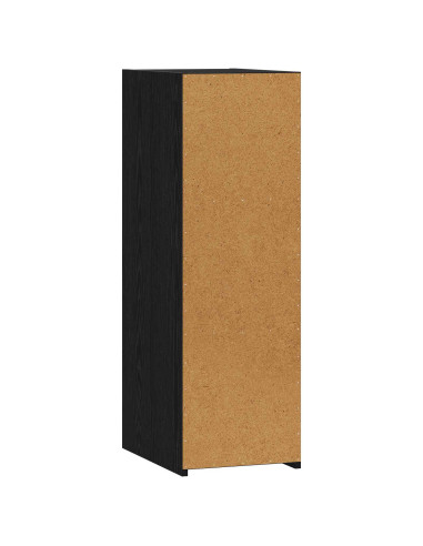 Credenza Rovere Nero 30 x 41 x 93 cm Legno ingegnerizzato