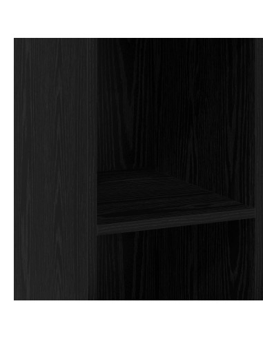 Credenza Rovere Nero 30 x 41 x 93 cm Legno ingegnerizzato