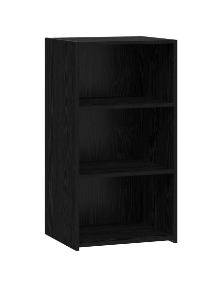 Credenza Rovere Nero 50 x 41 x 93 cm Legno ingegnerizzato