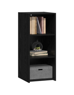 Credenza Rovere Nero 40 x 41 x 93 cm Legno ingegnerizzato 2