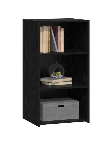 Credenza Rovere Nero 50 x 41 x 93 cm Legno ingegnerizzato