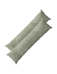 Federa 2 pcs HEERLEN Verde 40 x 145 cm Tessuto Chenille