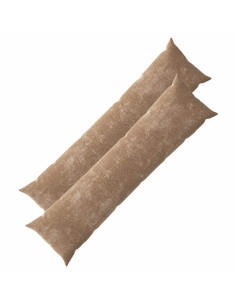 Federa 2 pcs HEERLEN Marrone 40 x 145 cm Tessuto Chenille