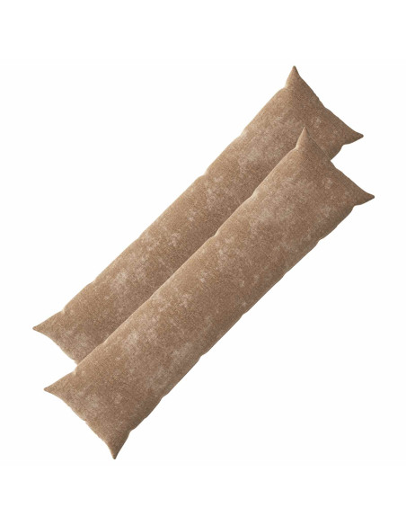 Federa 2 pcs HEERLEN Marrone 40 x 145 cm Tessuto Chenille