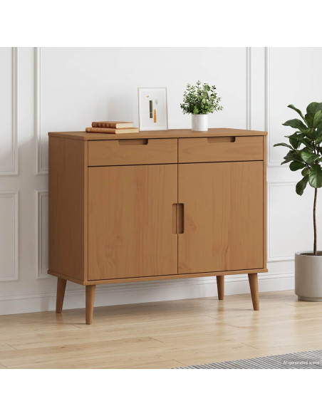 Credenza MOLDE Caramello 90 x 40 x 80 cm
