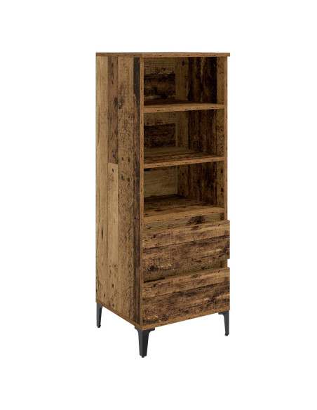 Credenza Legno antico 40 x 36 x 110 cm Legno ingegnerizzato