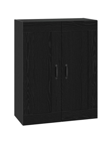 Armadietto a muro Rovere Nero 69,5 x 34 x 90 cm
