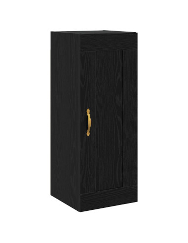 Armadietto a muro Rovere Nero 34,5 x 34 x 90 cm