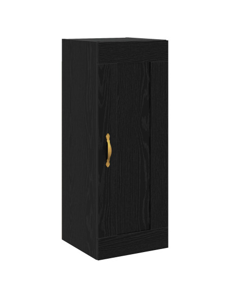 Armadietto a muro Rovere Nero 34,5 x 34 x 90 cm
