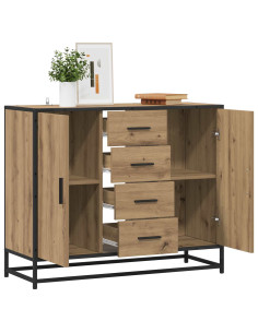Credenza Rovere Artigianale 92 x 35 x 76 cm 2