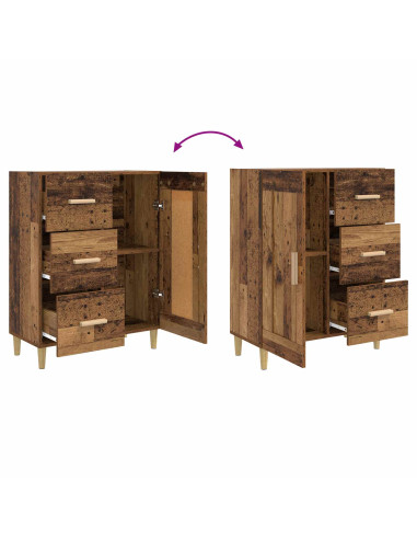 Credenza Legno antico 69,5 x 34 x 90 cm Legno ingegnerizzato