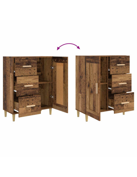 Credenza Legno antico 69,5 x 34 x 90 cm Legno ingegnerizzato