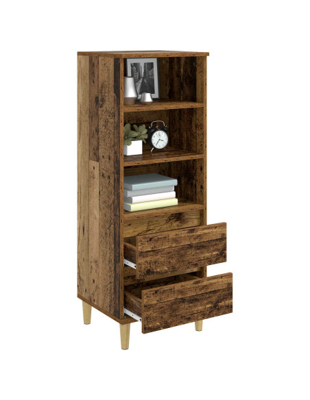 Credenza Legno antico 40 x 36 x 110 cm Legno ingegnerizzato