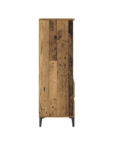Credenza Legno antico 40 x 36 x 110 cm Legno ingegnerizzato