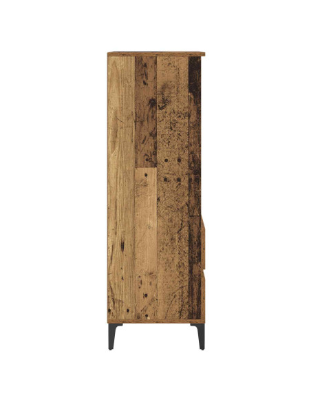 Credenza Legno antico 40 x 36 x 110 cm Legno ingegnerizzato