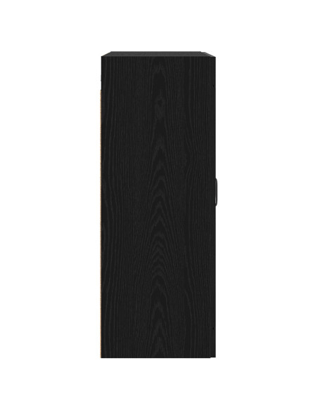 Armadietto a muro Rovere Nero 69,5 x 34 x 90 cm
