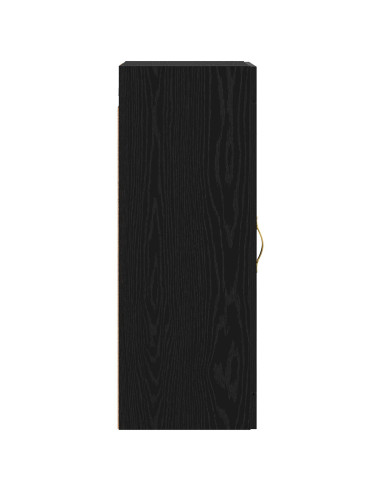 Armadietto a muro Rovere Nero 34,5 x 34 x 90 cm