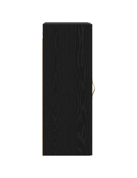Armadietto a muro Rovere Nero 34,5 x 34 x 90 cm