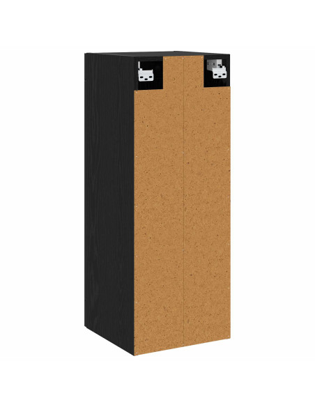 Armadietto a muro Rovere Nero 34,5 x 34 x 90 cm
