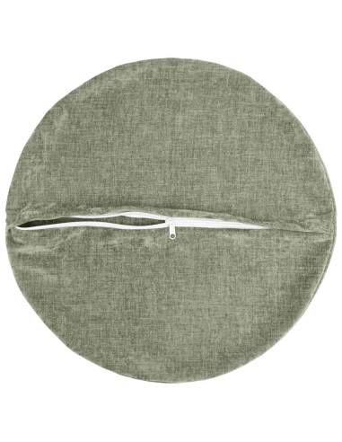 Federa 6 pcs HEERLEN Verde Ø 30 cm Tessuto Chenille