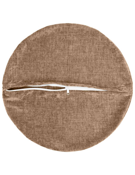 Federa 6 pcs HEERLEN Marrone Ø 30 cm Tessuto Chenille
