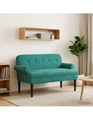 Loveseat con bottoni imbottiti Turchese 120 x 66 x 78 cm